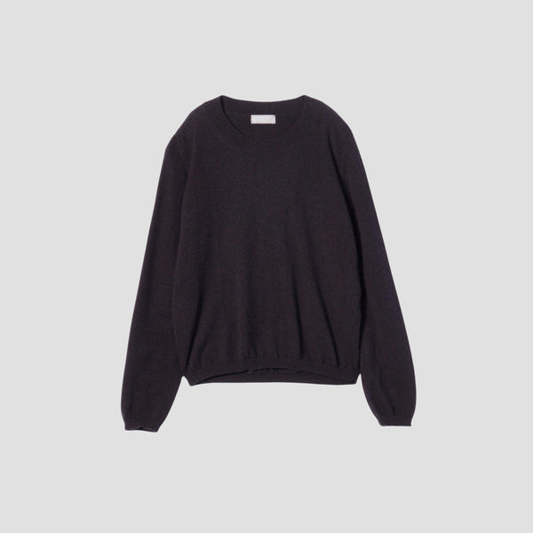 CASHMERE DEEP TRIM T-SHIRT KNIT