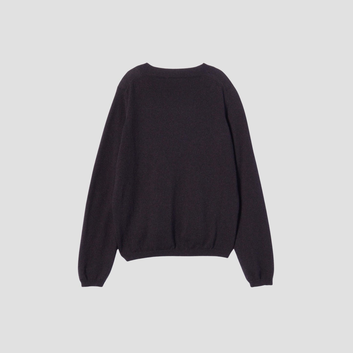 CASHMERE DEEP TRIM T-SHIRT KNIT