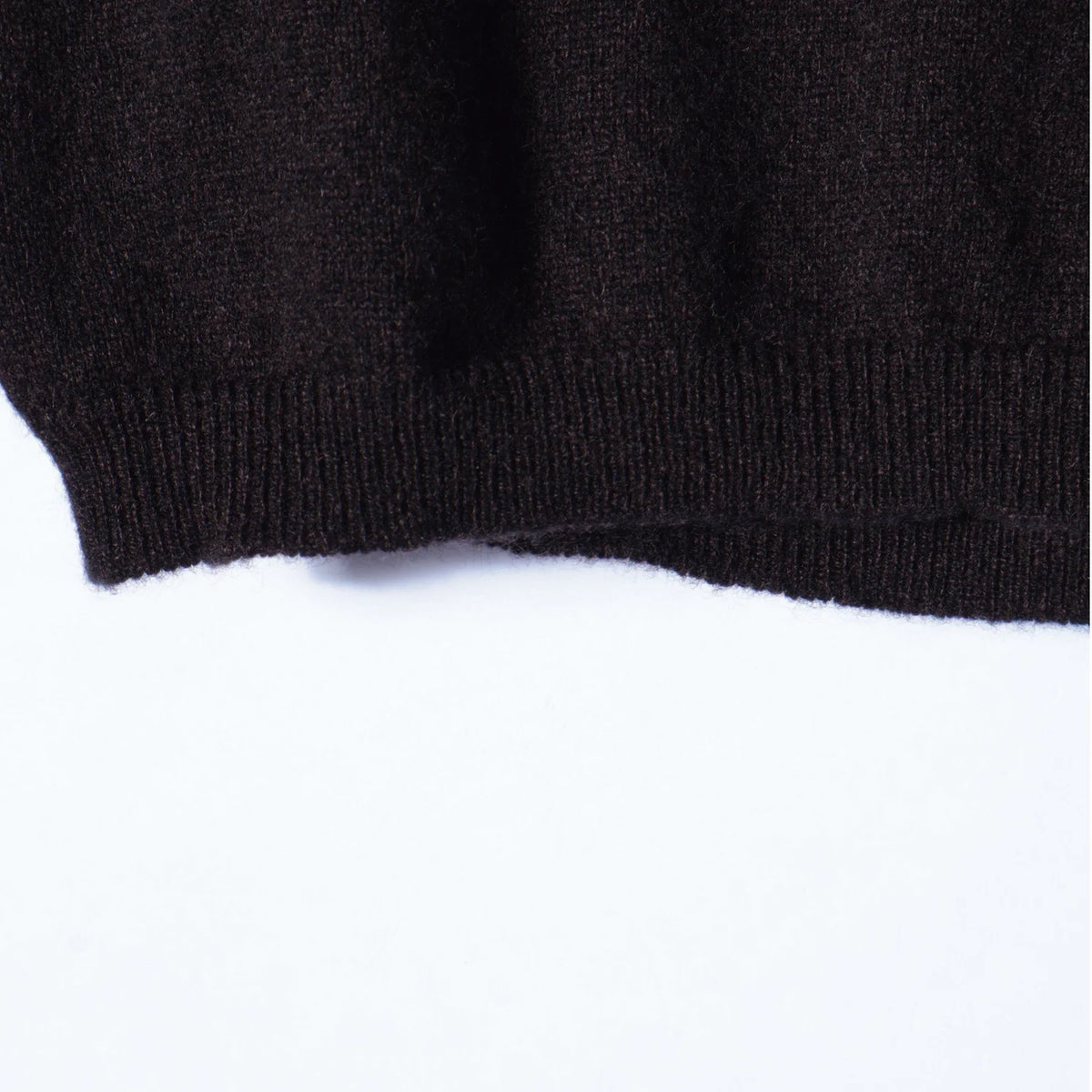 CASHMERE DEEP TRIM T-SHIRT KNIT