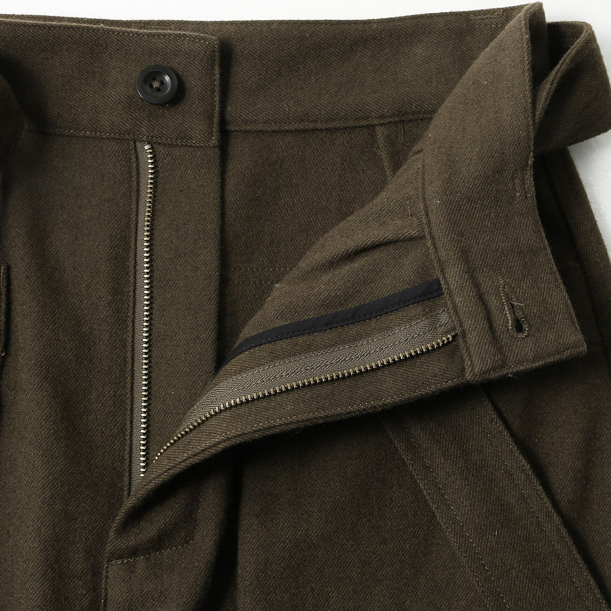 WOOL COTTON DRILL SKIRT
