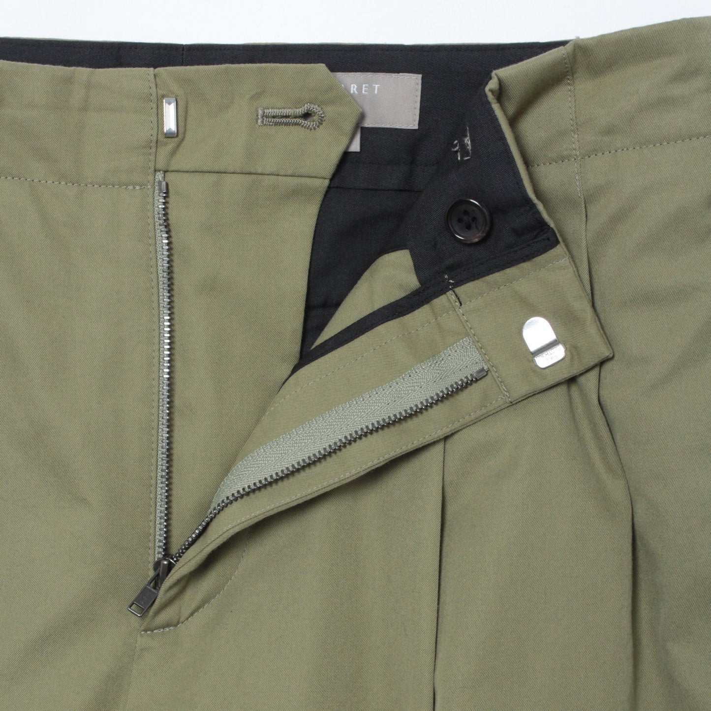 REFINED COTTON GABARDINE TROUSERS