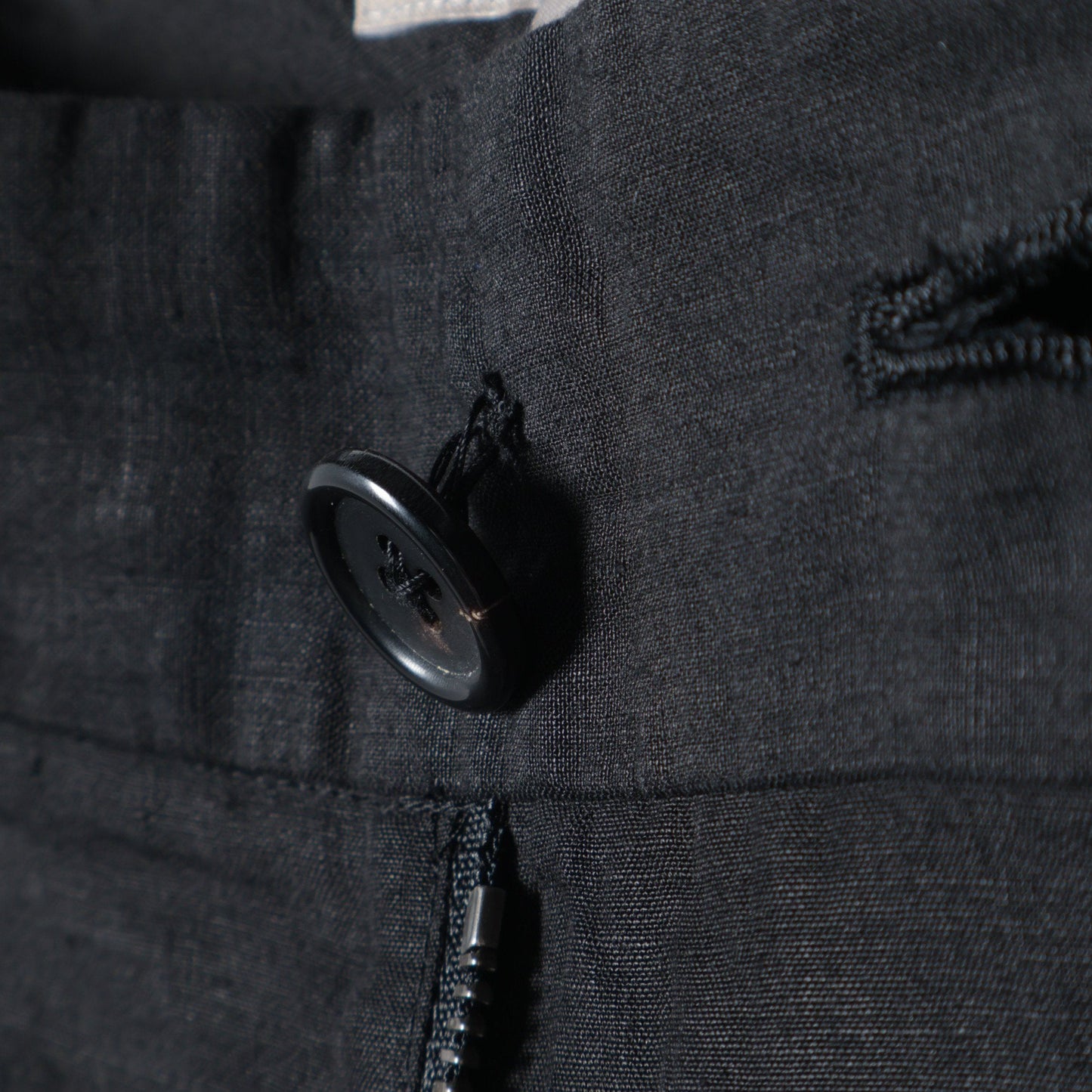 DENSE FINE LINEN POPLIN TROUSERS