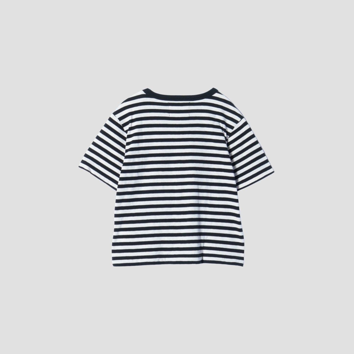 ROUGH COTTON STRIPE JERSEY