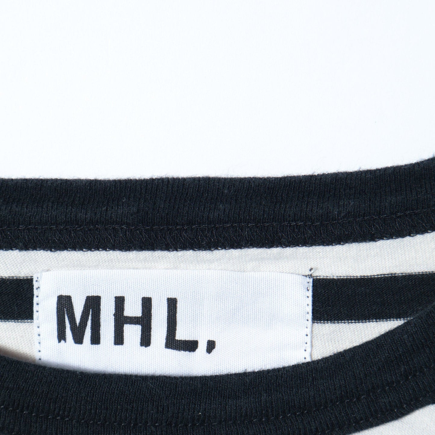 ROUGH COTTON STRIPE JERSEY