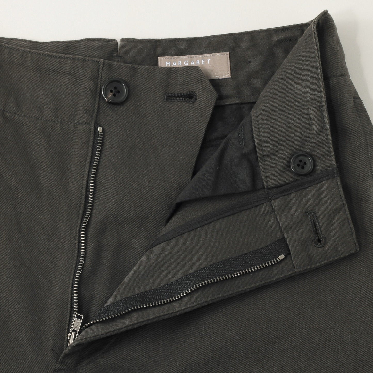 COTTON TWILL TROUSERS