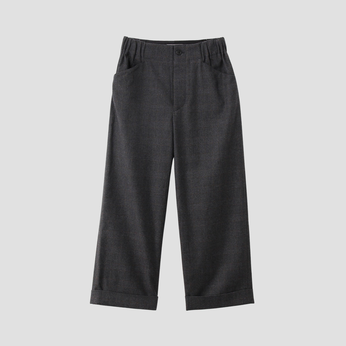 FLANNEL WOOL TROUSERS
