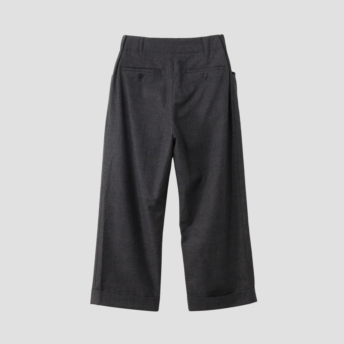FLANNEL WOOL TROUSERS