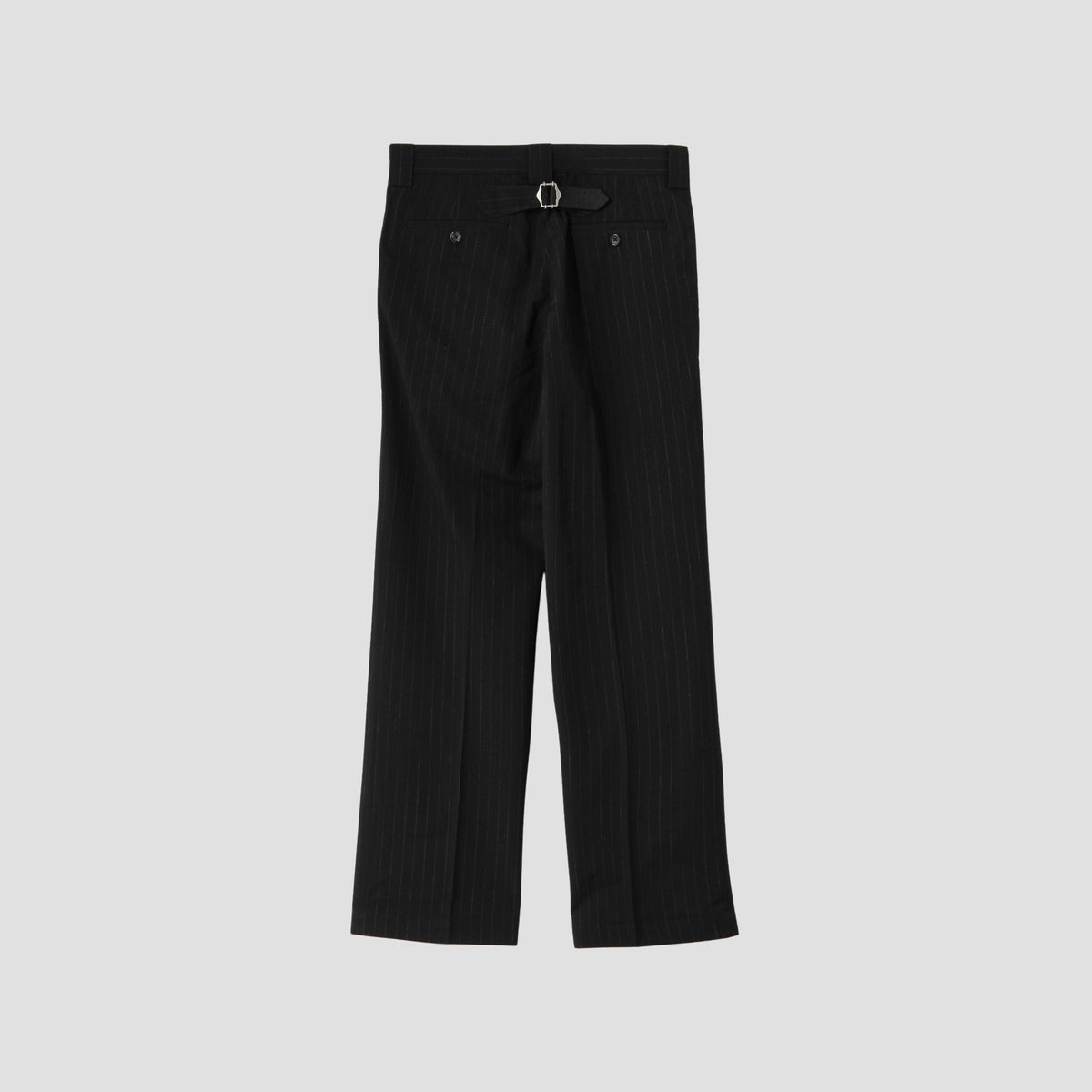 DRY FINISH PINSTRIPE WOOL TROUSERS