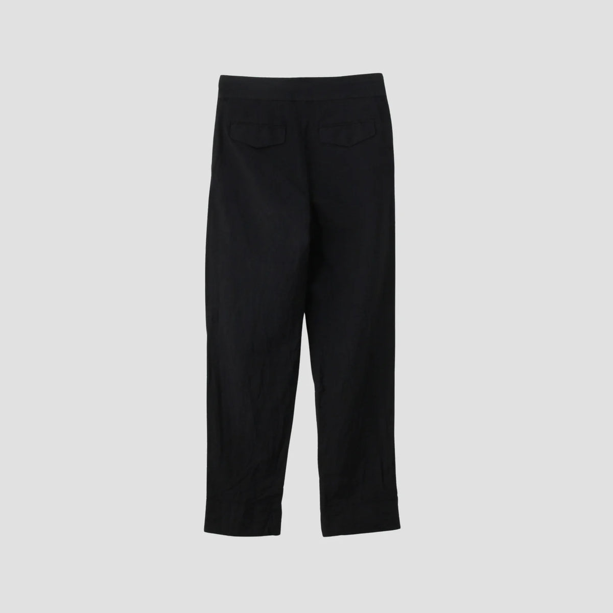 PLAINWEAVE WOOL LINEN TROUSERS