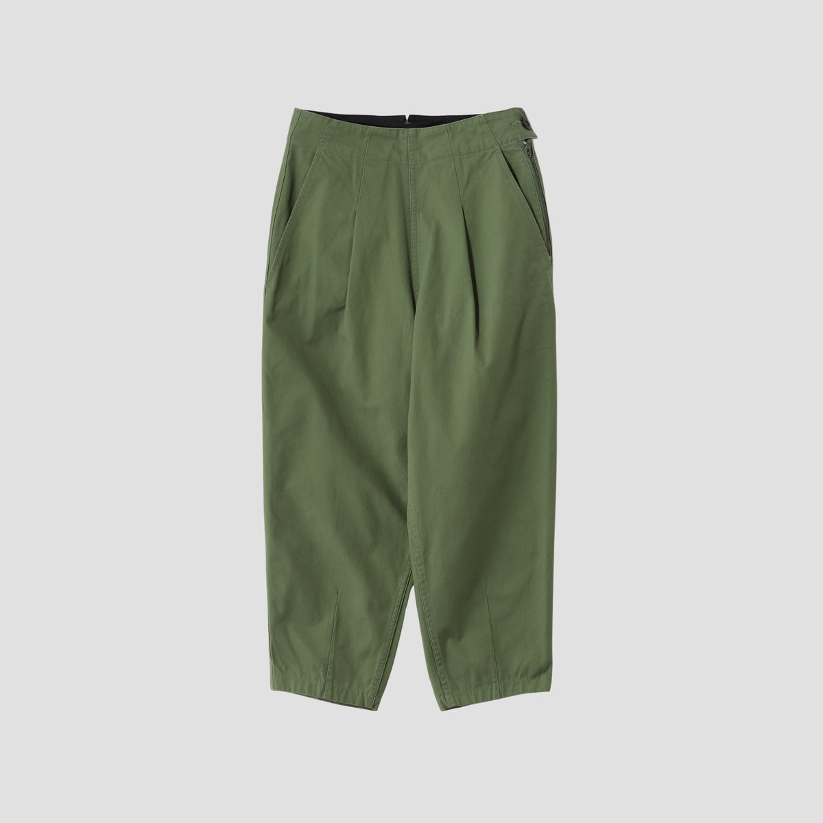 DRY NATURAL COTTON CANVAS TROUSERS