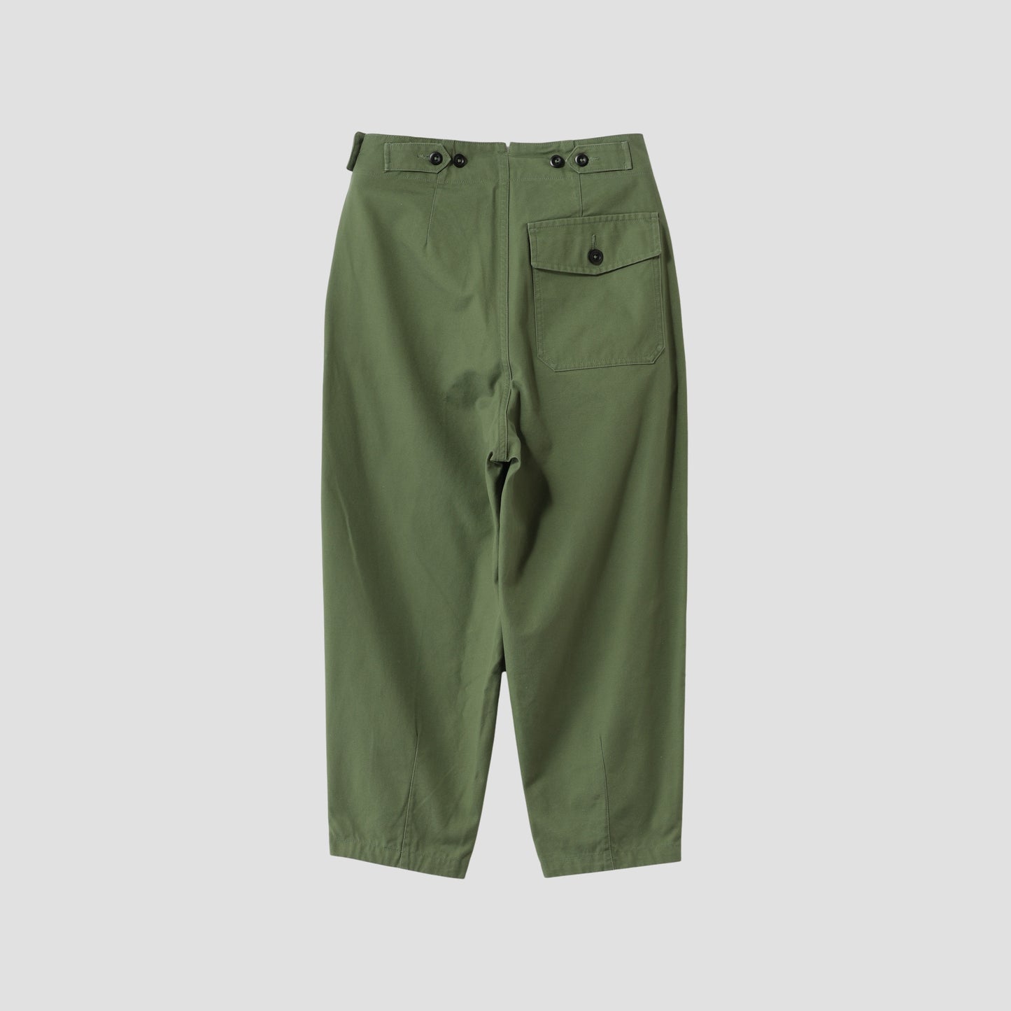 DRY NATURAL COTTON CANVAS TROUSERS