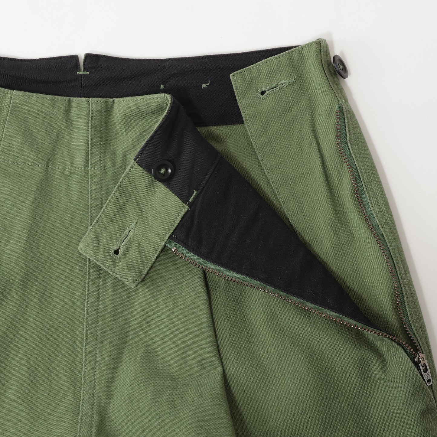 DRY NATURAL COTTON CANVAS TROUSERS