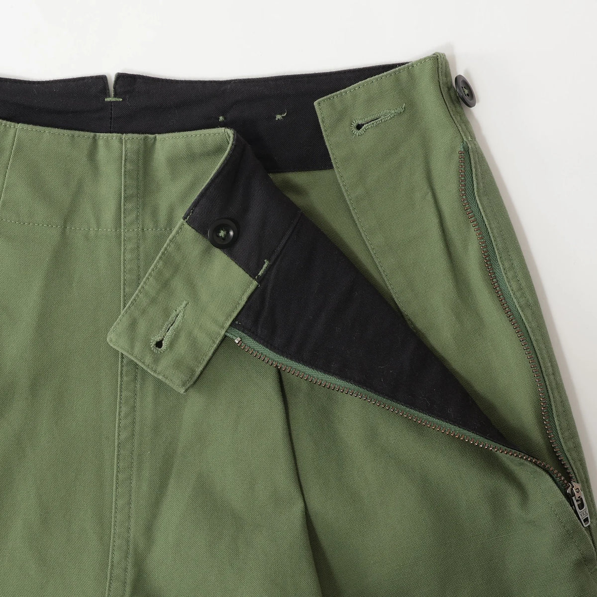 DRY NATURAL COTTON CANVAS TROUSERS