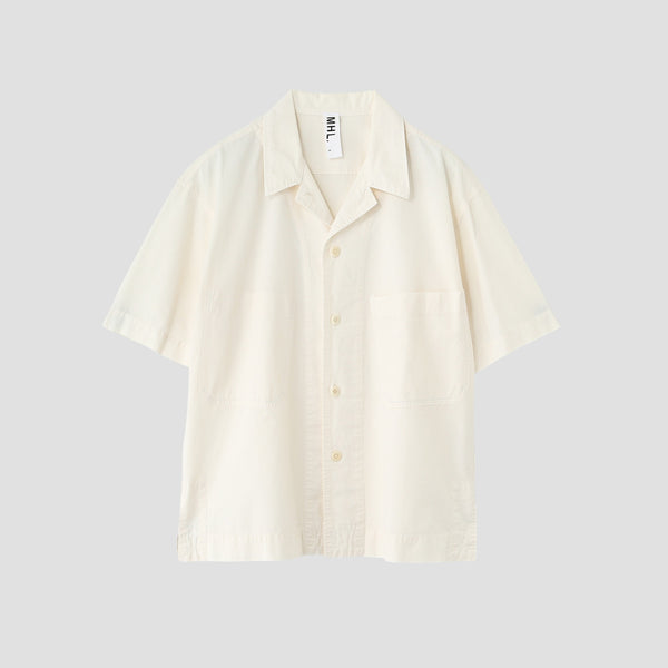 HIGH TWISTED COTTON POPLIN SHIRT