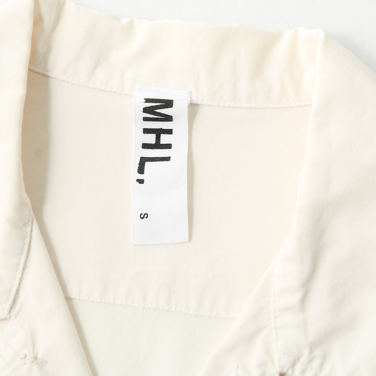 HIGH TWISTED COTTON POPLIN SHIRT