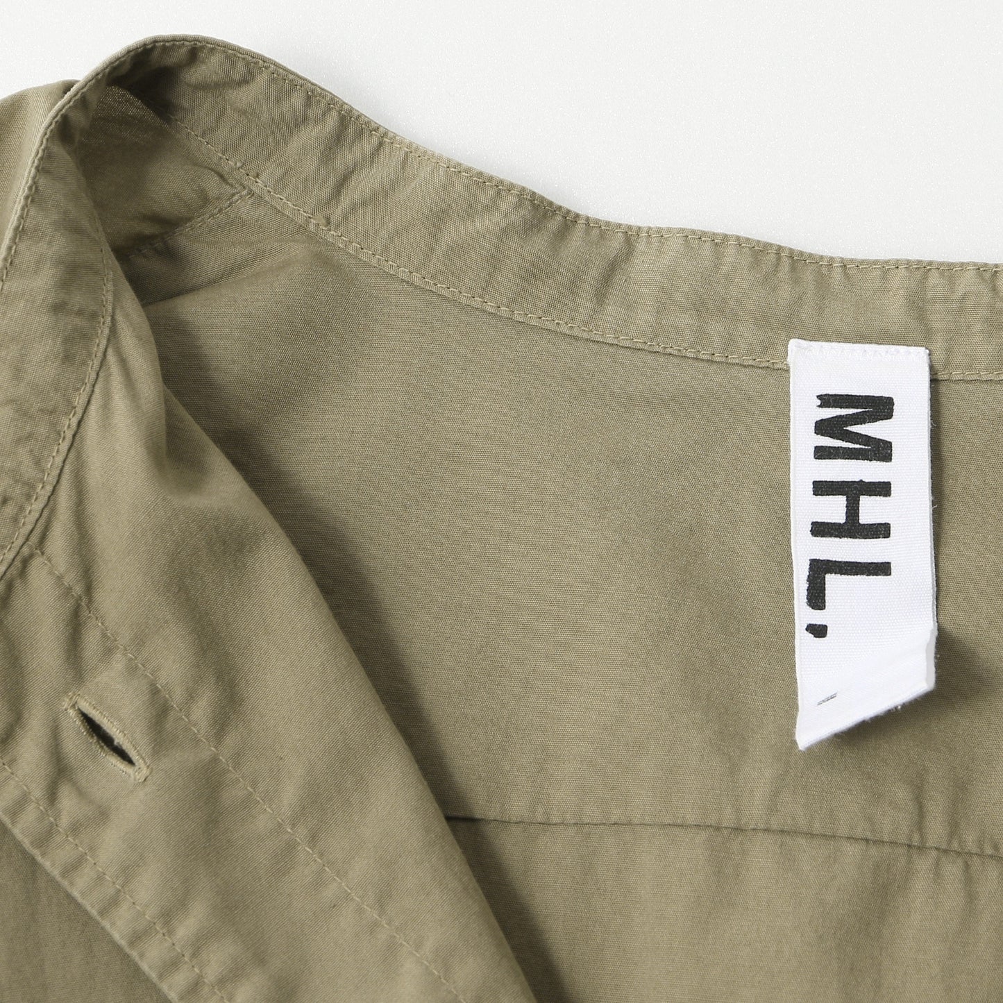 GARMENT DYE BASIC POPLIN(MHL SHOP限定) SHIRT