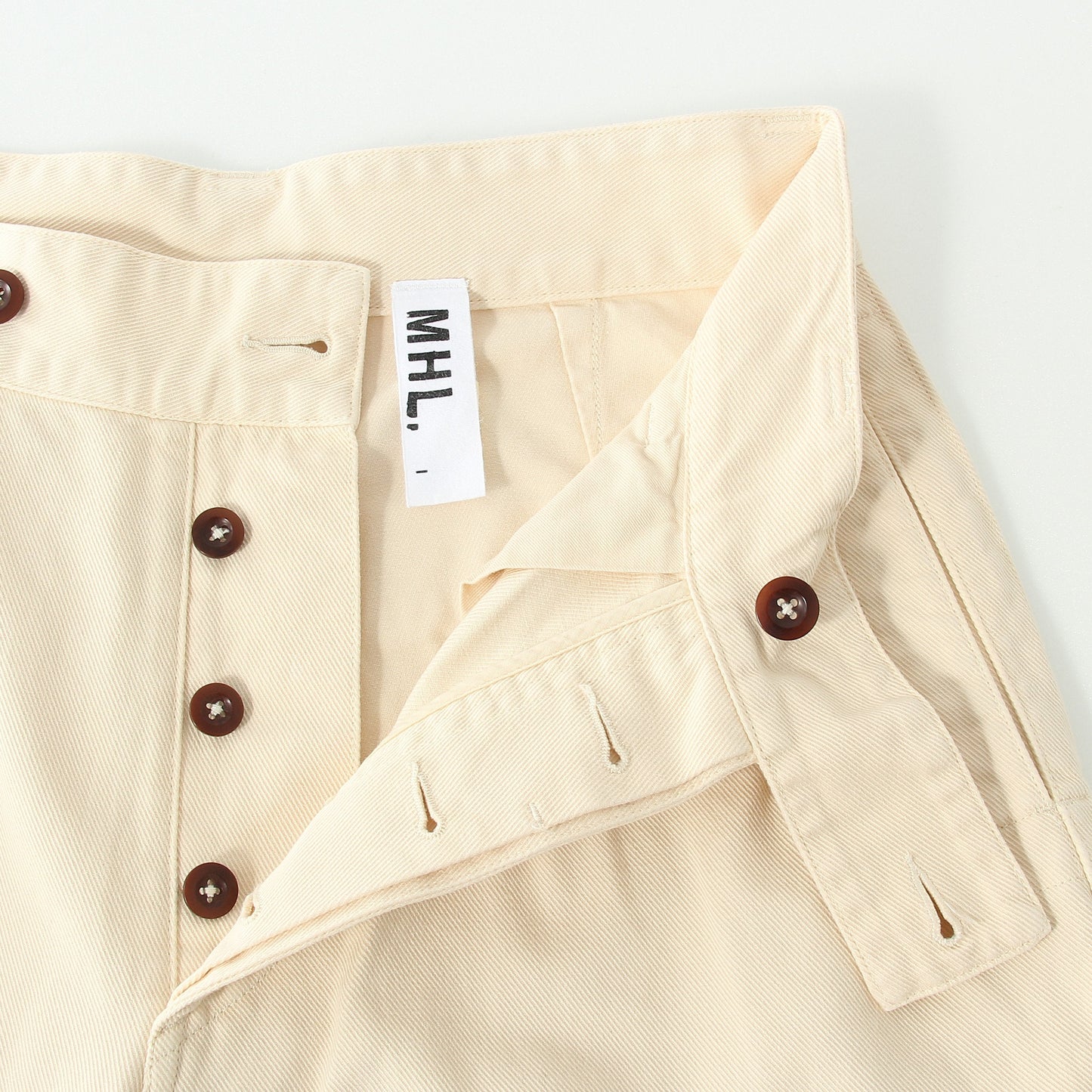 SOFT TWISTED YARN COTTON TROUSERS