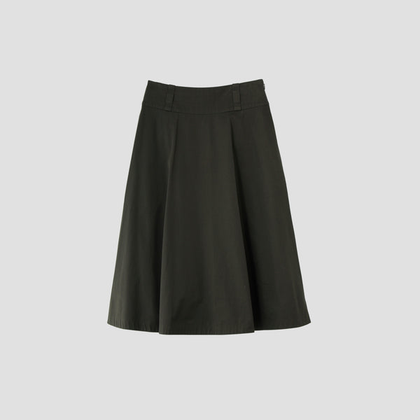 DENSE FINE COTTON TWILL SKIRT