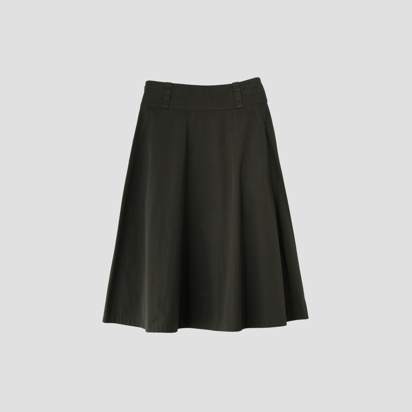 DENSE FINE COTTON TWILL SKIRT