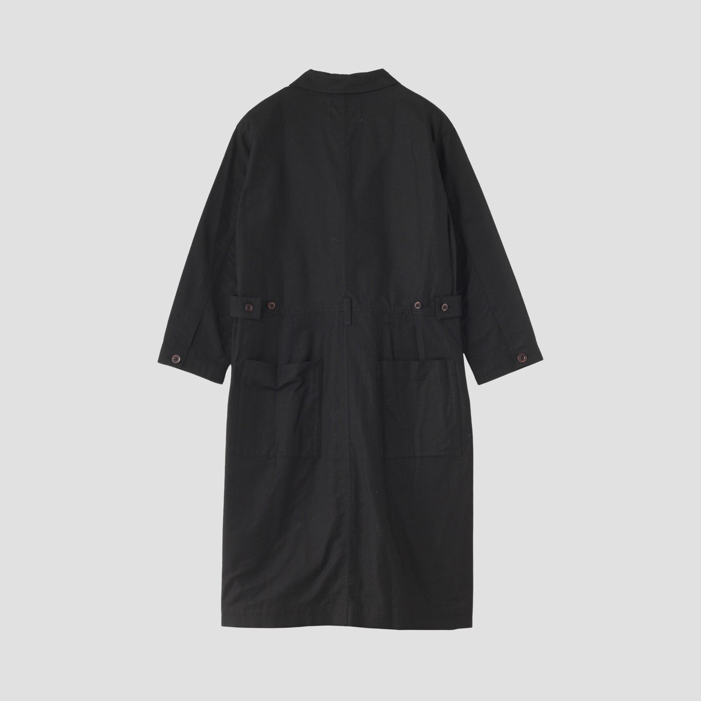 COTTON LINEN OXFORD DRESS