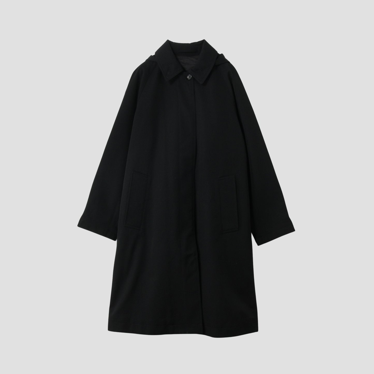 WOOL TWILL COAT