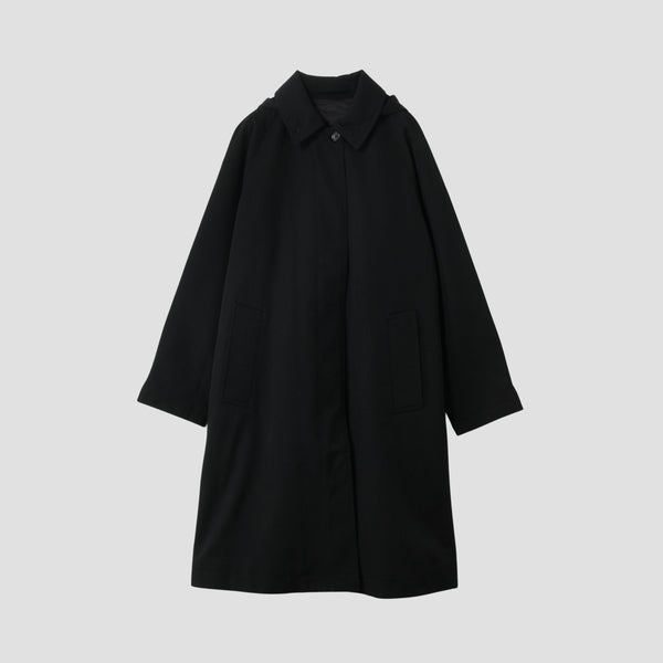 WOOL TWILL COAT