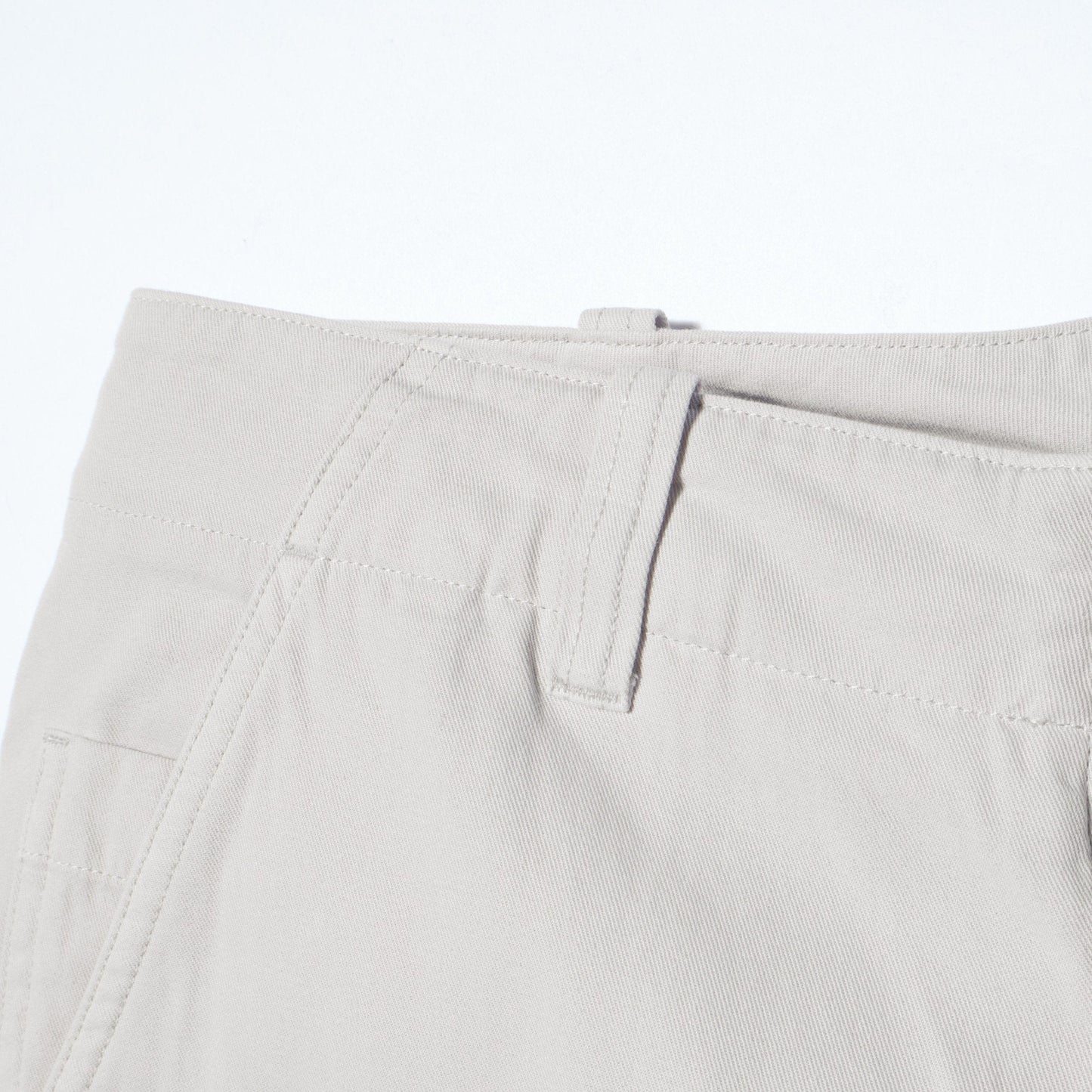 RAISED COTTON TWILL TROUSERS