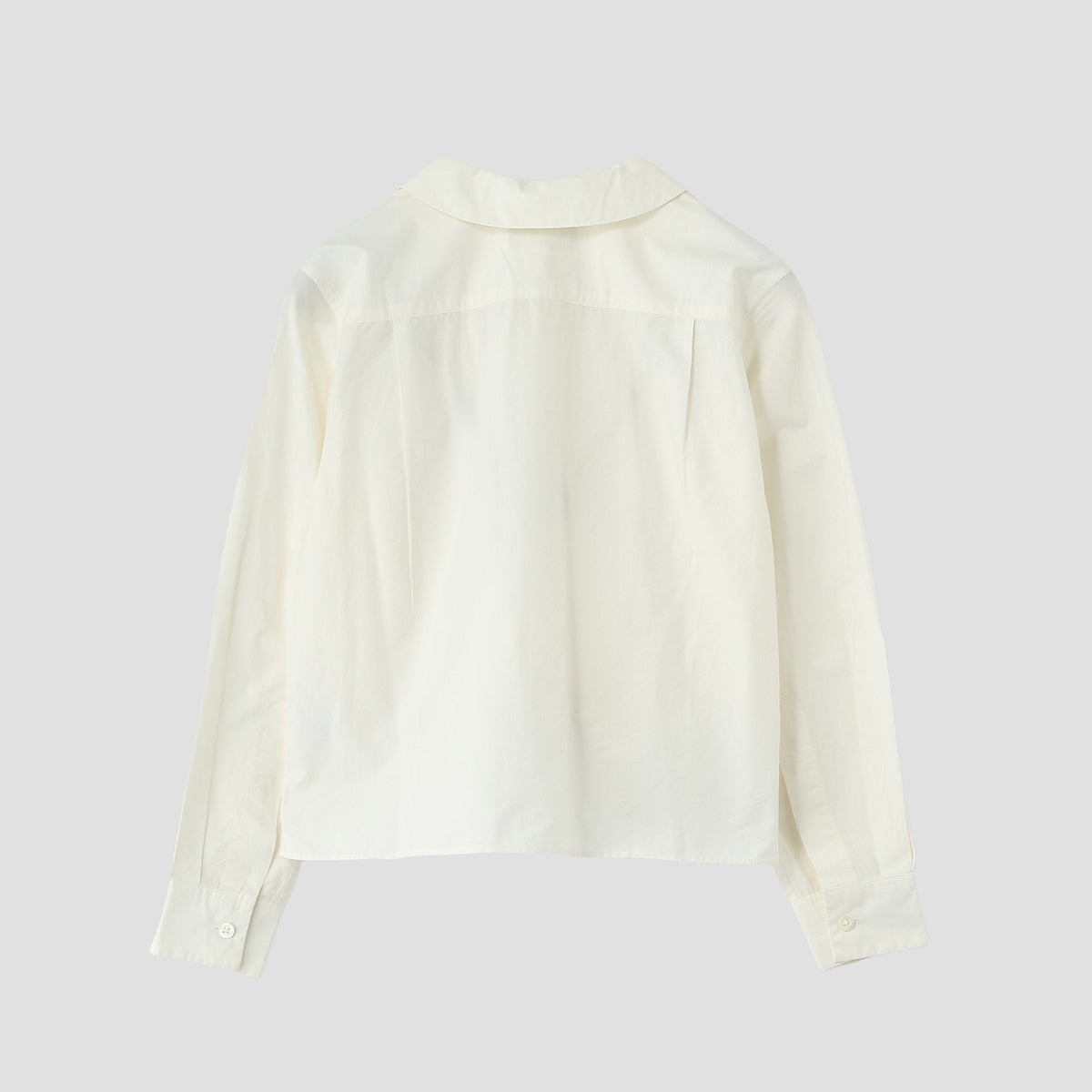 COTTON WOOL POPLIN SHIRT
