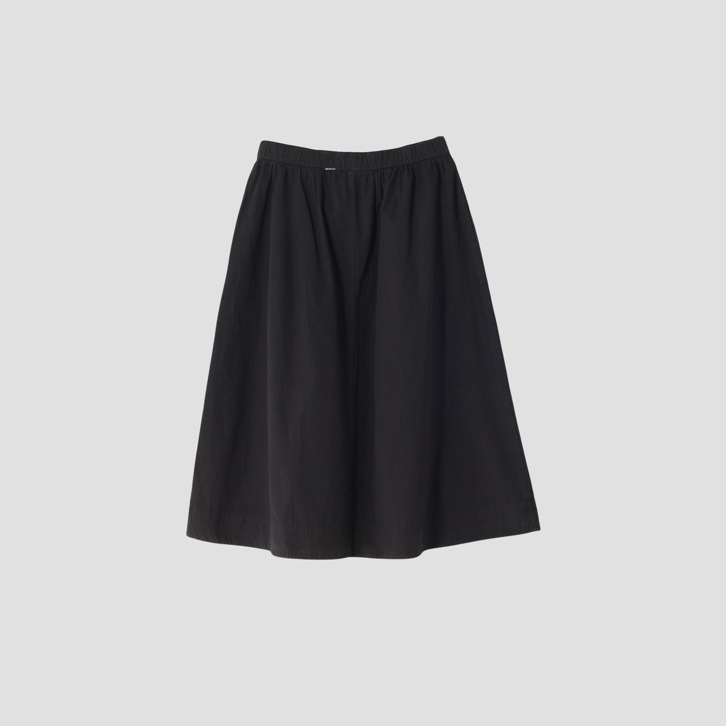 COTTON RAMIE TOUGH POPLIN SKIRT