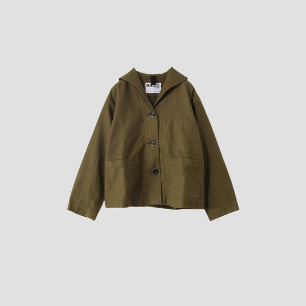 DRY COTTON MOLESKIN BLOUSON