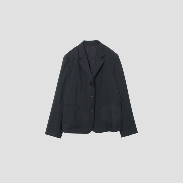 FINE WOOL POPLIN JACKET