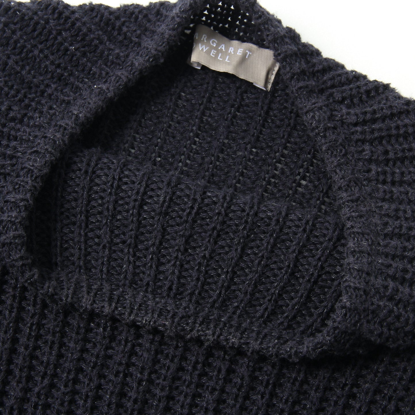 LINEN COTTON RIB JUMPER KNIT