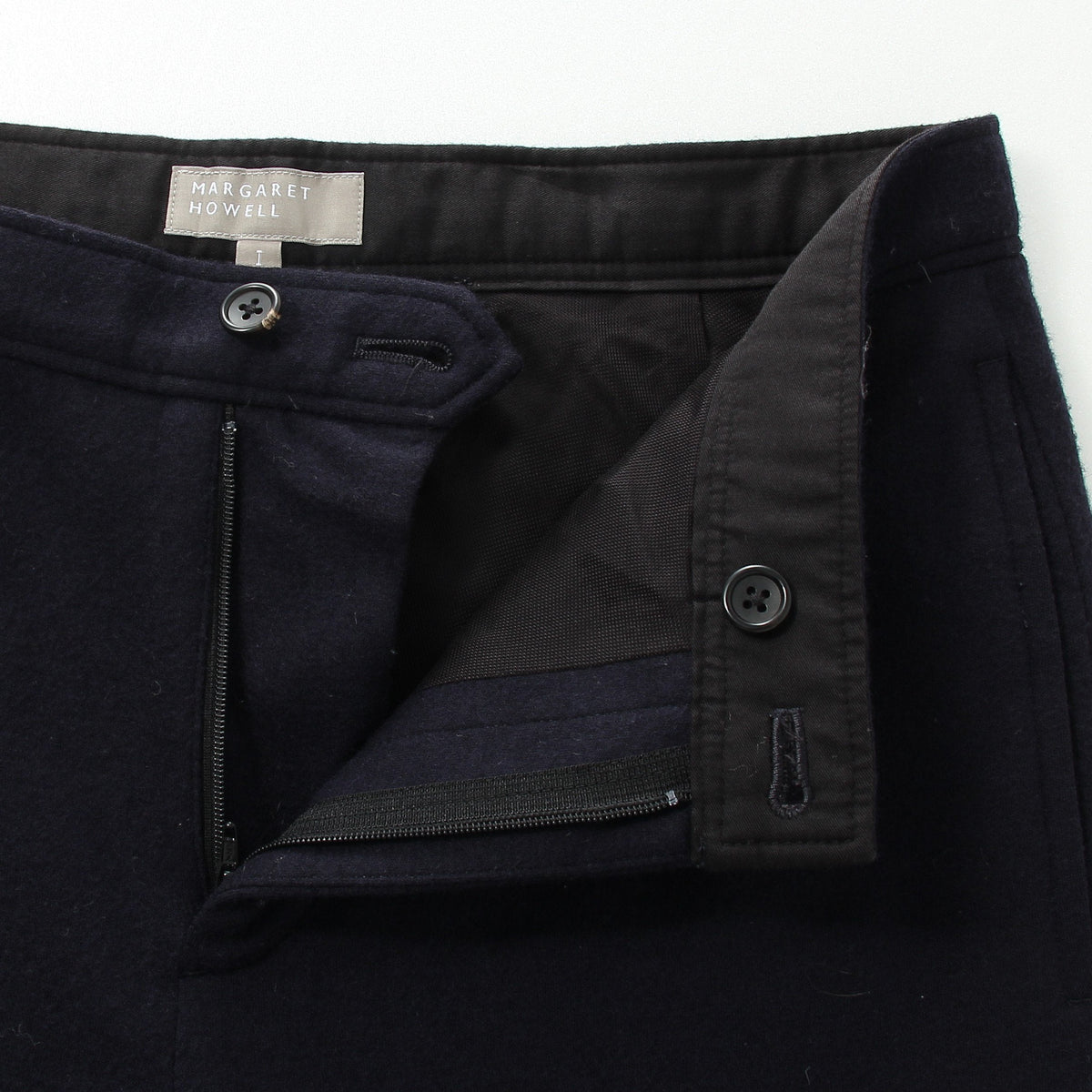 WOOL JERSEY TROUSERS