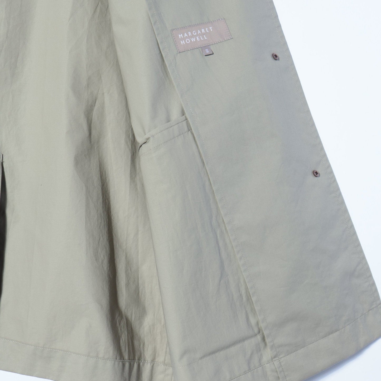 FINE COTTON TWILL COAT