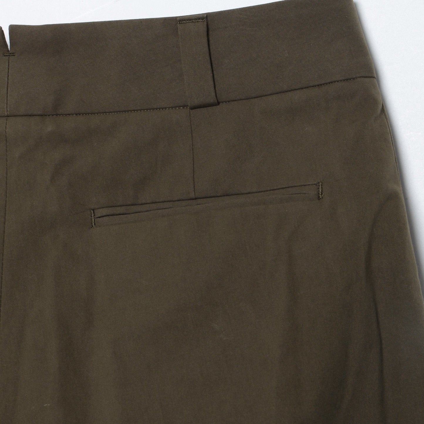 MATT COTTON TWILL TROUSERS