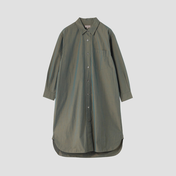 YARN DYED COTTON POPLIN DRESS