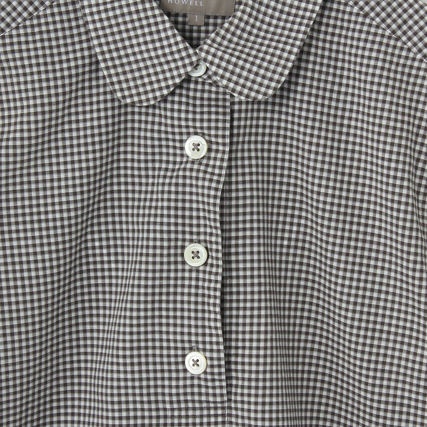 COTTON LINEN CHECK SHIRT