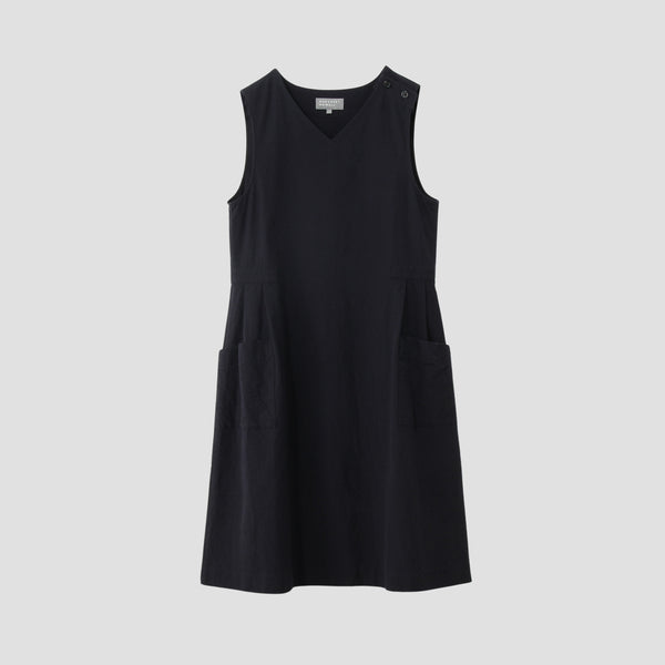 WOOL COTTON PLAINWEAVE DRESS