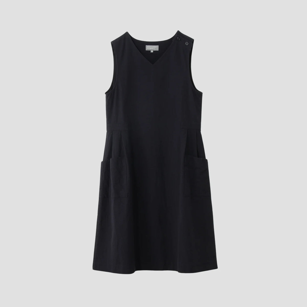 WOOL COTTON PLAINWEAVE DRESS