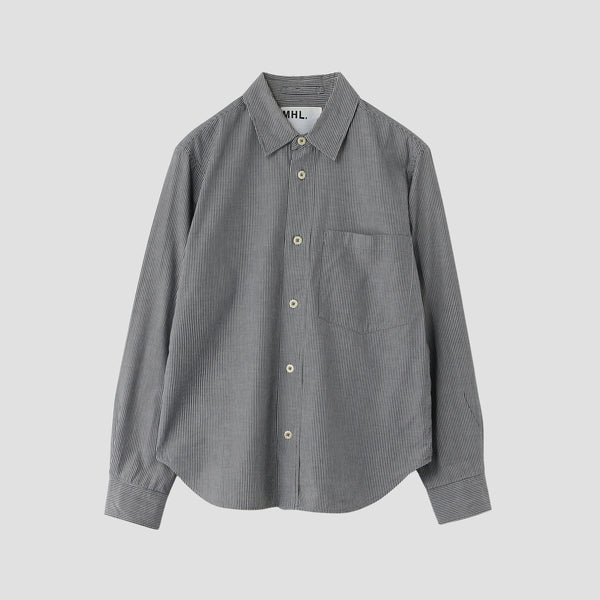 SEERSUCKER COTTON WOOL SHIRT