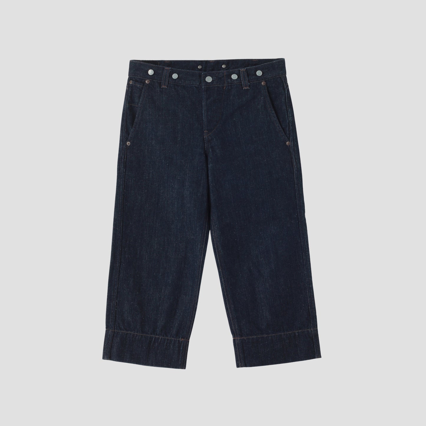 COTTON LINEN TWILL TROUSERS