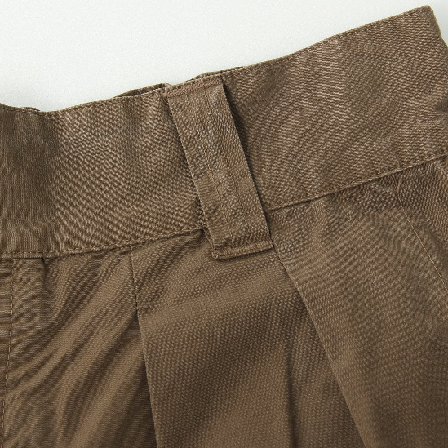 FINE COMPACT COTTON POPLIN TROUSERS