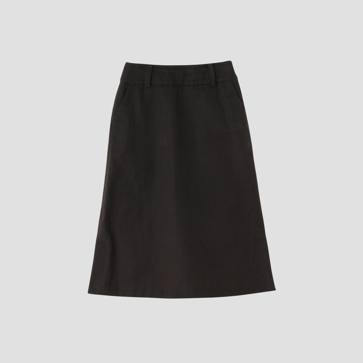 LINEN TWILL SKIRT