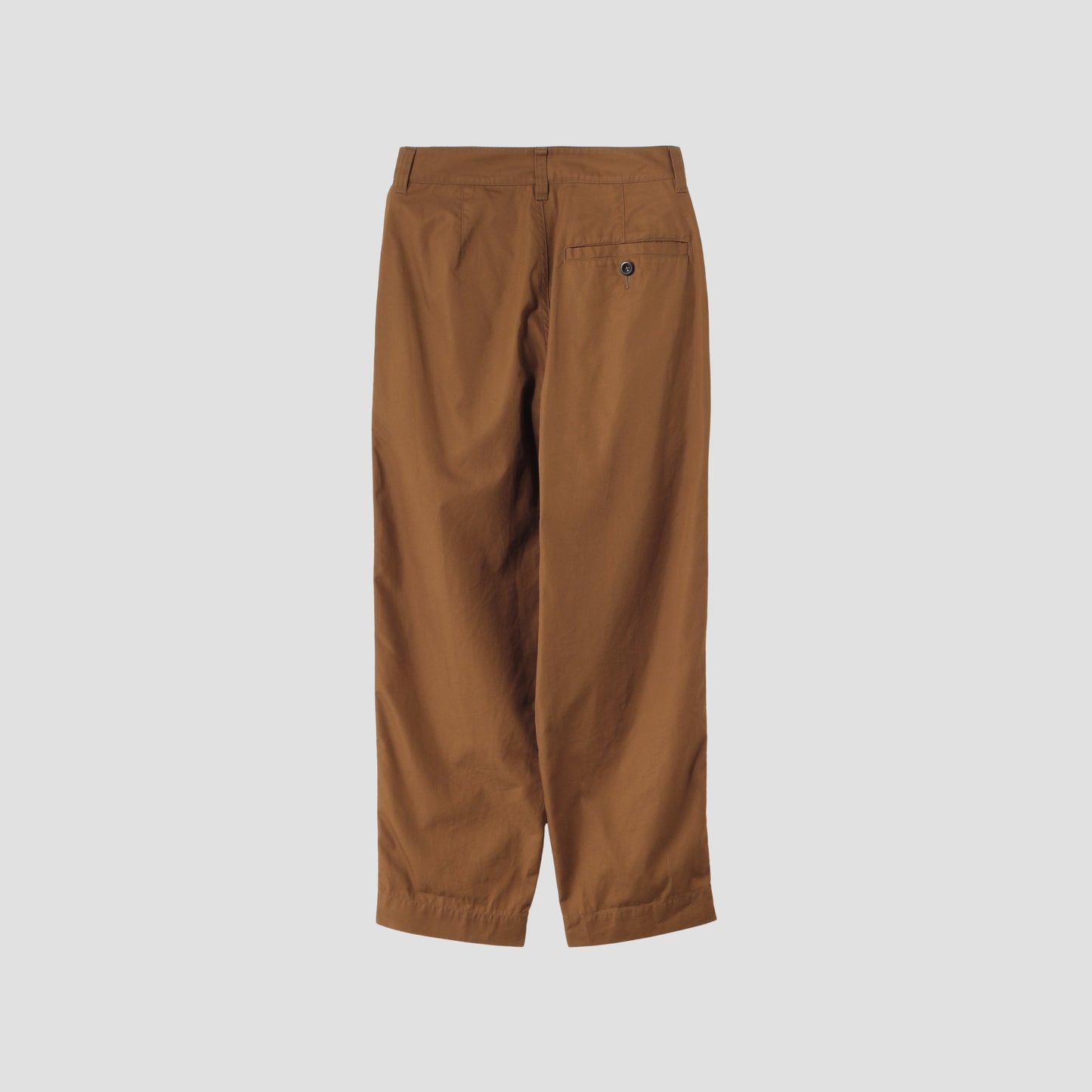 CRISP COTTON TWILL TROUSERS