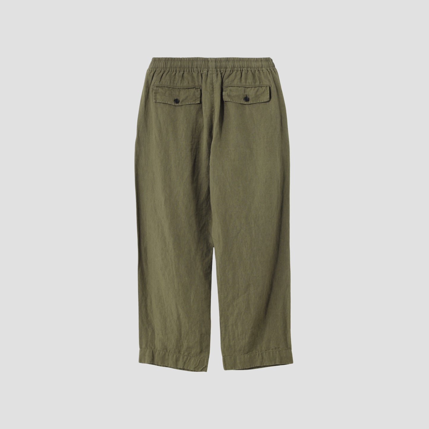HIGHDENSE PLAINWEAVE LINEN TROUSERS
