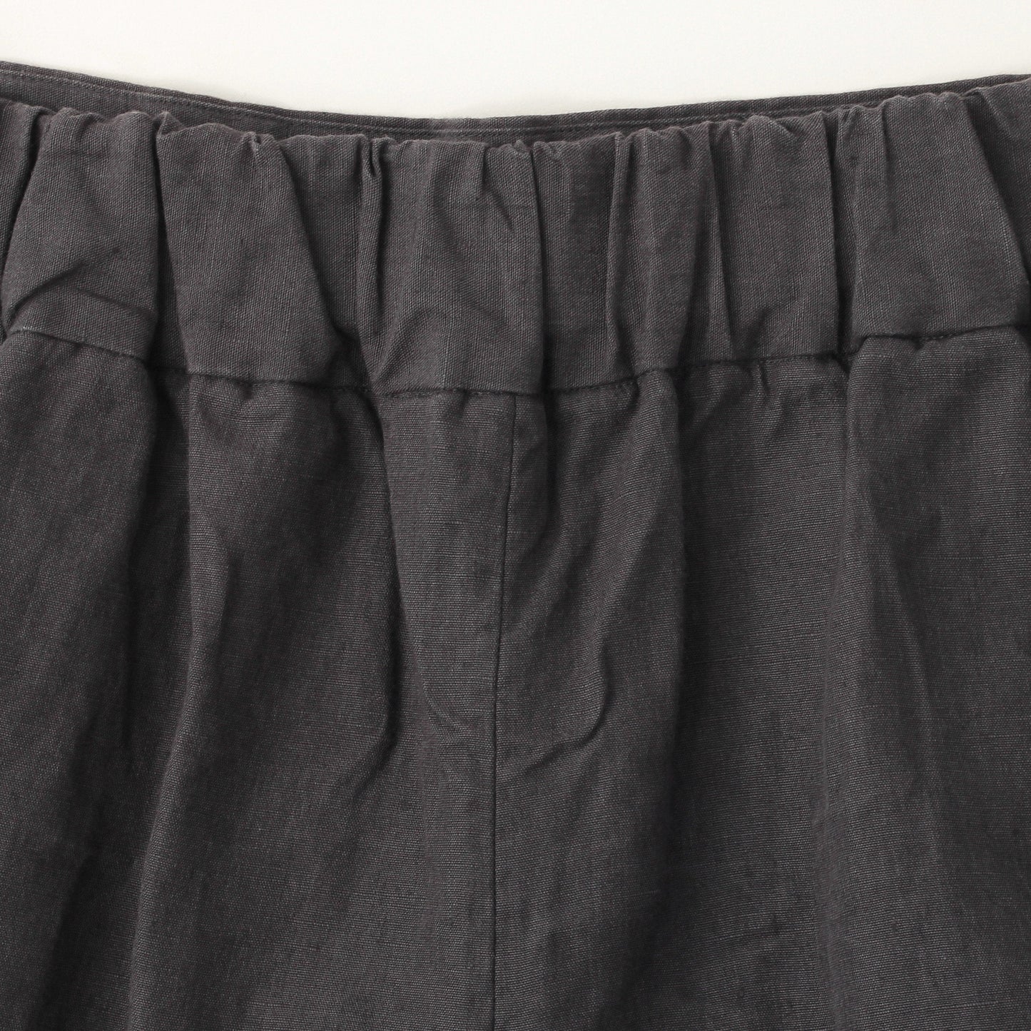COATED LINEN PLAINWEAVE TROUSERS