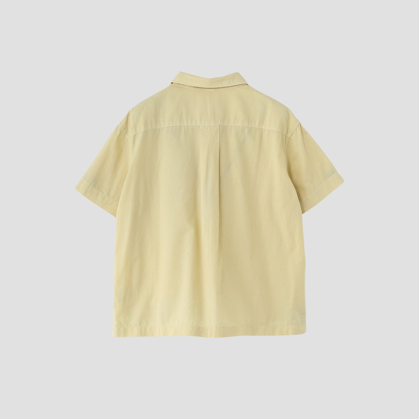 GARMENT DYE COTTON LINEN SHIRT