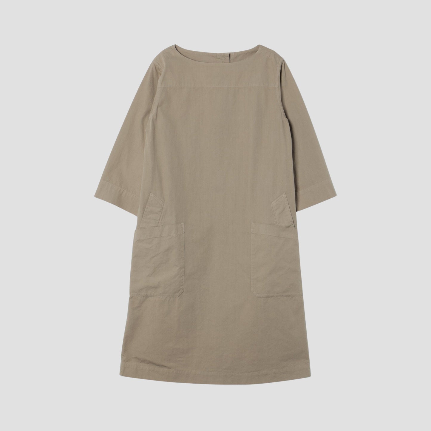 GARMENT DYE VINTAGE POPLIN DRESS