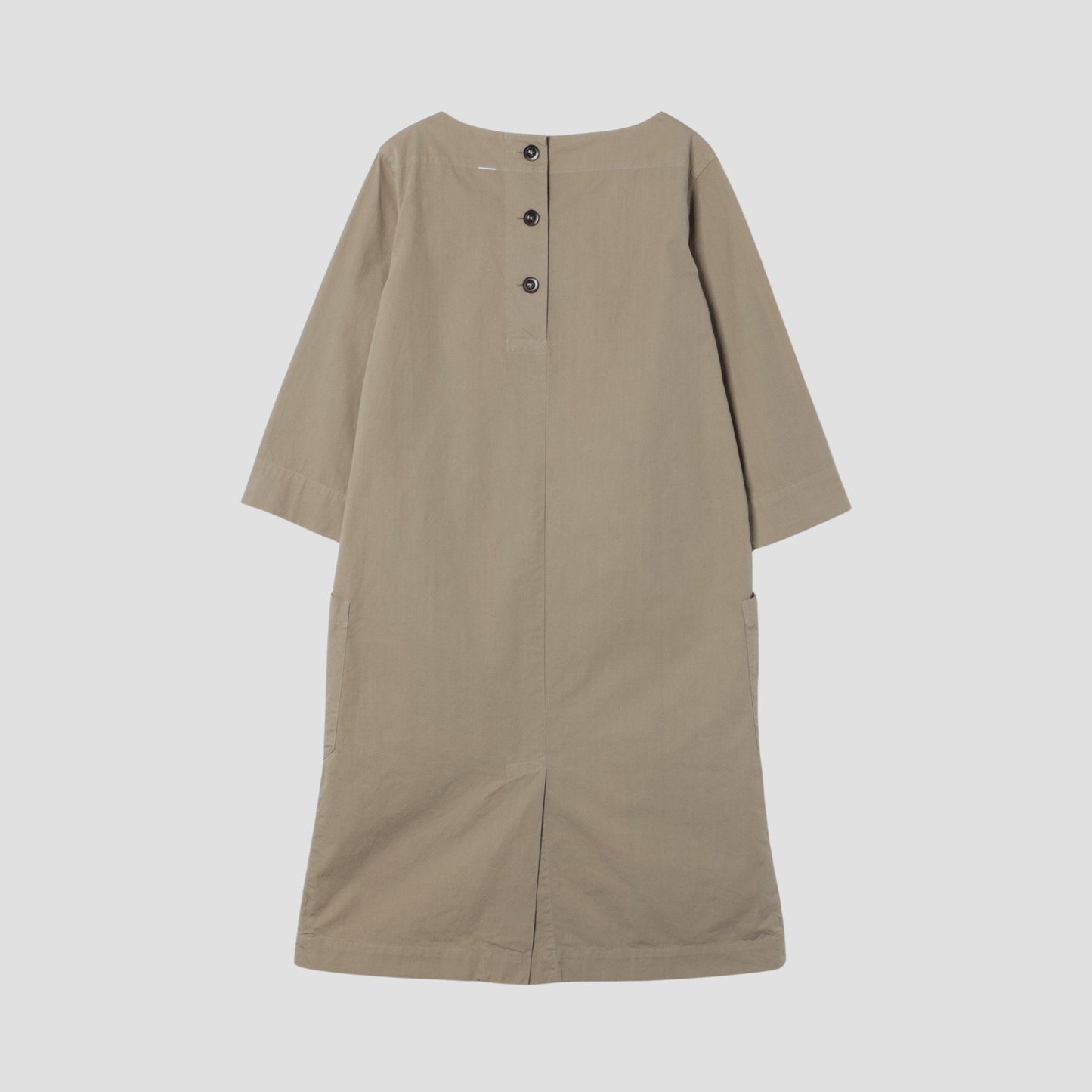 GARMENT DYE VINTAGE POPLIN DRESS