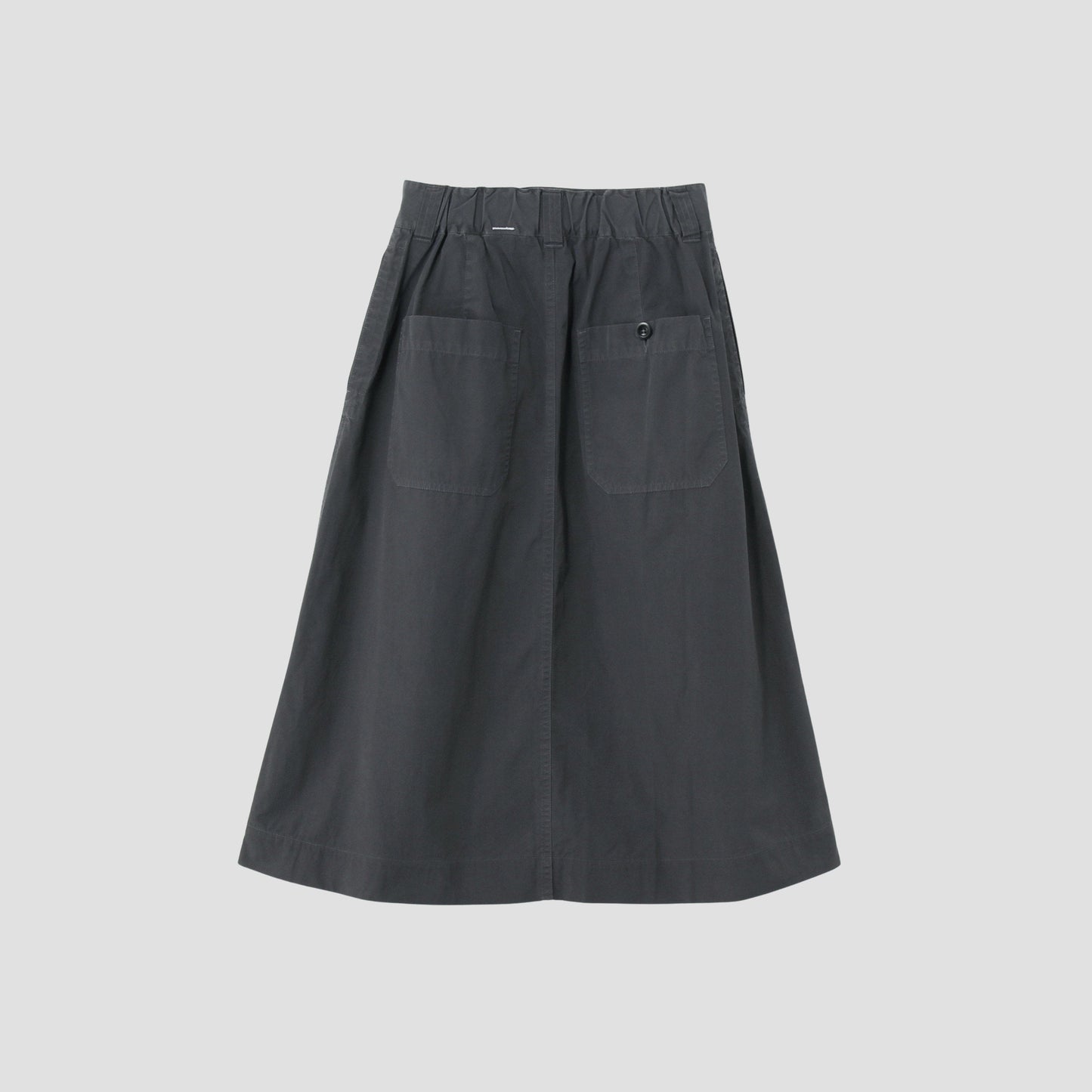 FINE COMPACT COTTON POPLIN SKIRT
